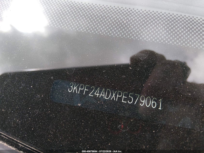 2023 Kia Forte VIN 3KPF24ADXPE579061 IAAI salvage auction — FRONT END, Salvage (North Carolina), sold $2,450 on 2026-08-03 (photo 9)