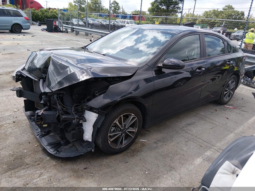 2023 Kia Forte VIN 3KPF24ADXPE579061 IAAI salvage auction — FRONT END, Salvage (North Carolina), sold $2,450 on 2026-08-03 (photo 2)