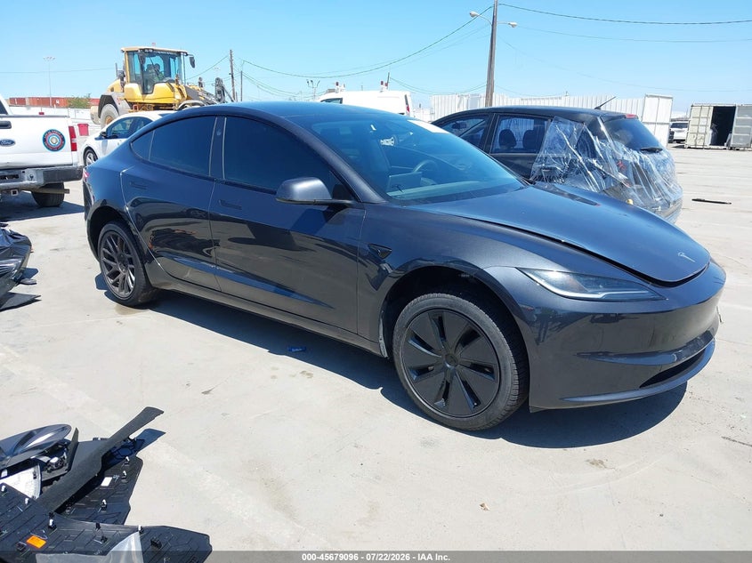 2024 Tesla Model 3 VIN 5YJ3E1EA2RF727838 IAAI salvage auction — NORMAL WEAR, Clear (California), sold $1,150 on 2026-07-29 (photo 1)