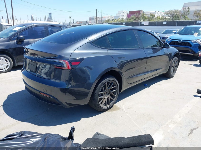 2024 Tesla Model 3 VIN 5YJ3E1EA2RF727838 IAAI salvage auction — NORMAL WEAR, Clear (California), sold $1,150 on 2026-07-29 (photo 4)