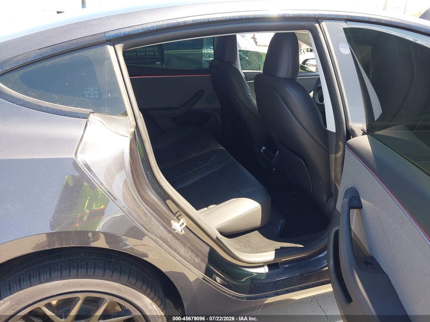 2024 Tesla Model 3 VIN 5YJ3E1EA2RF727838 IAAI salvage auction — NORMAL WEAR, Clear (California), sold $1,150 on 2026-07-29 (photo 8)