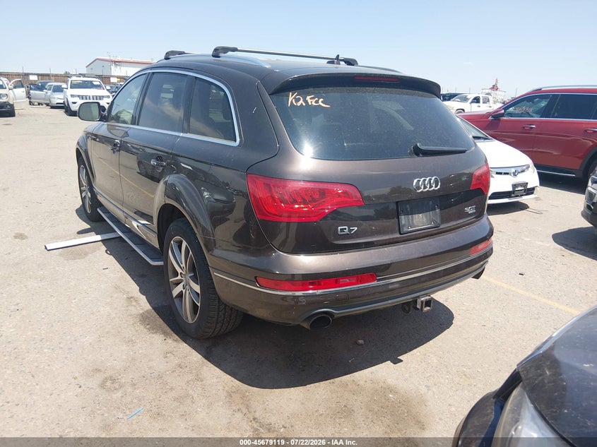 2015 Audi Q7 VIN WA1LGAFE6FD025028 IAAI salvage auction — NORMAL WEAR, Clear (Colorado), sold $50 on 2026-07-28 (photo 3)