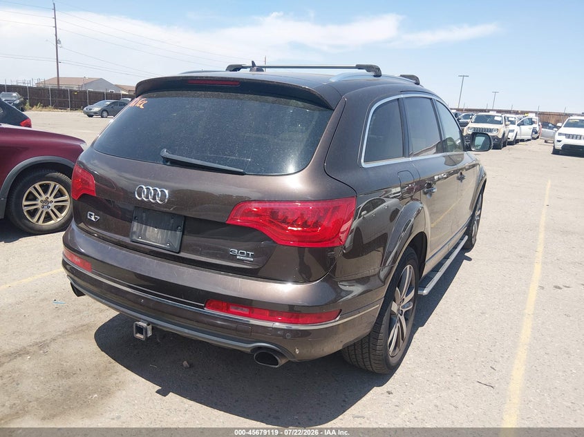 2015 Audi Q7 VIN WA1LGAFE6FD025028 IAAI salvage auction — NORMAL WEAR, Clear (Colorado), sold $50 on 2026-07-28 (photo 4)