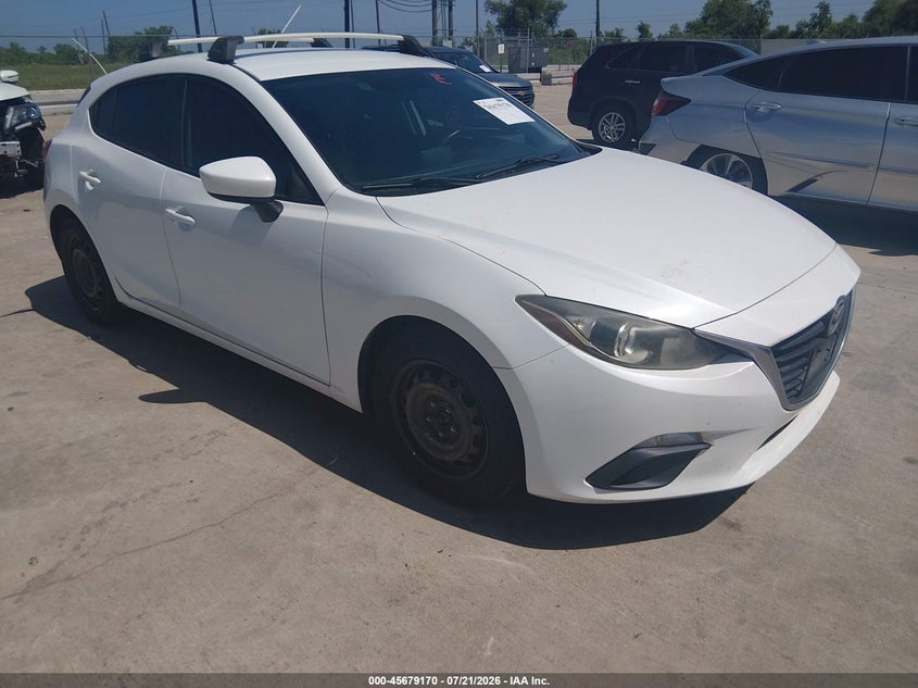 2016 Mazda 3 VIN JM1BM1J71G1315456 IAAI salvage auction — NORMAL WEAR, Original (Texas), sold $975 on 2026-07-24 (photo 1)