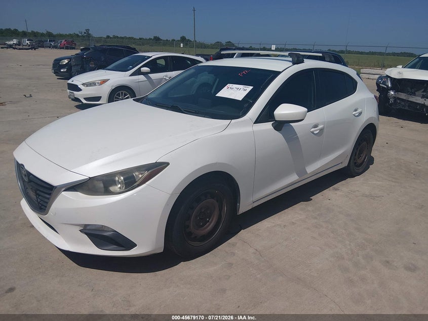 2016 Mazda 3 VIN JM1BM1J71G1315456 IAAI salvage auction — NORMAL WEAR, Original (Texas), sold $975 on 2026-07-24 (photo 2)