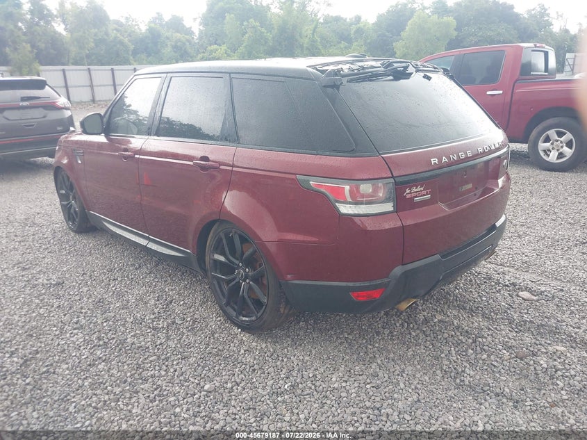 2015 Land rover Range rover sport VIN SALWR2TF1FA606060 IAAI salvage auction — NORMAL WEAR, Clear (Alabama), sold $25 on 2026-07-30 (photo 3)