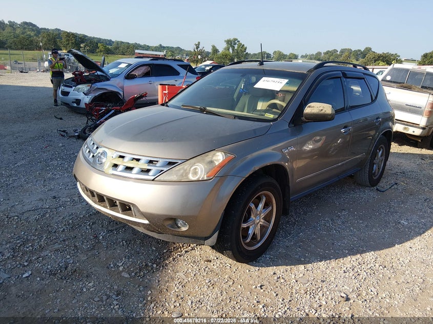 2004 Nissan Murano VIN JN8AZ08W64W329294 IAAI salvage auction — NORMAL WEAR, Clear (Arkansas), sold $25 on 2026-07-30 (photo 2)
