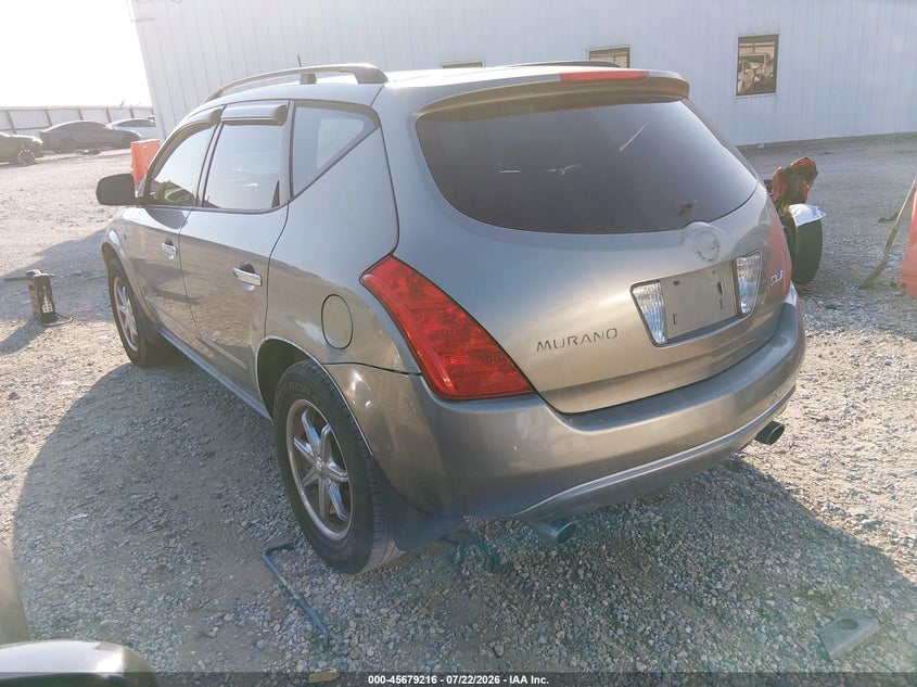 2004 Nissan Murano VIN JN8AZ08W64W329294 IAAI salvage auction — NORMAL WEAR, Clear (Arkansas), sold $25 on 2026-07-30 (photo 3)