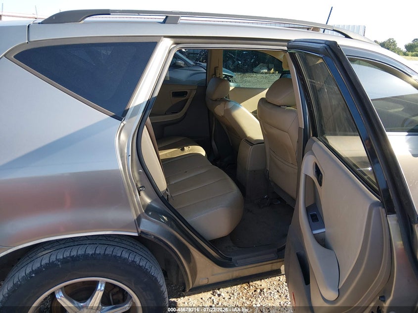 2004 Nissan Murano VIN JN8AZ08W64W329294 IAAI salvage auction — NORMAL WEAR, Clear (Arkansas), sold $25 on 2026-07-30 (photo 8)