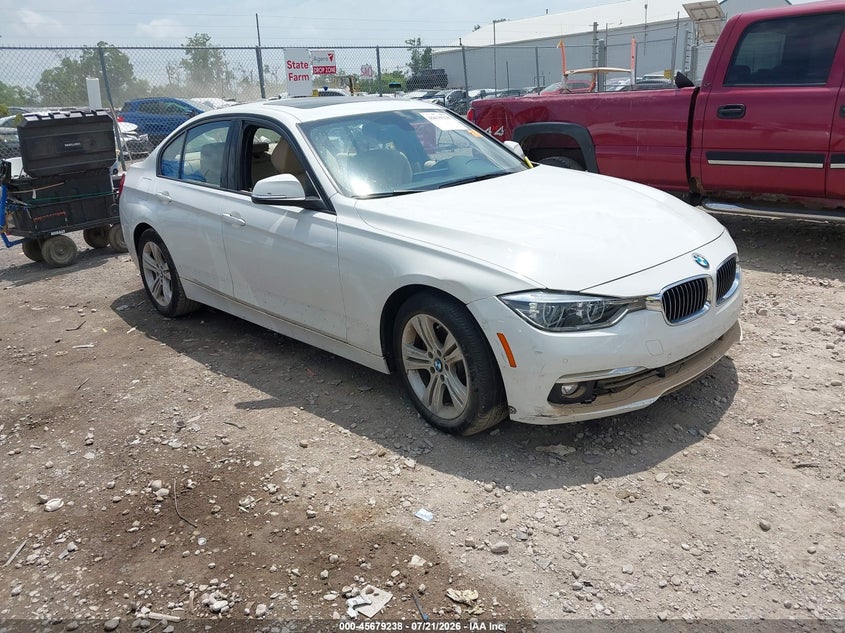 2016 BMW 3er VIN WBA8E3G53GNU00071 IAAI salvage auction — WATER/FLOOD, Salvage Title, sold $1,750 on 2026-08-16 (photo 1)