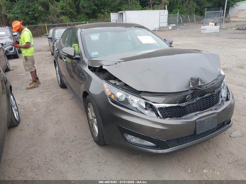 2012 Kia Optima VIN 5XXGM4A75CG085443 IAAI salvage auction — FRONT END, Clear (Massachusetts), sold $125 on 2026-07-28 (photo 1)