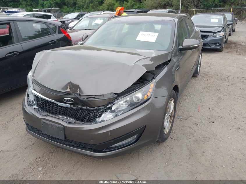 2012 Kia Optima VIN 5XXGM4A75CG085443 IAAI salvage auction — FRONT END, Clear (Massachusetts), sold $125 on 2026-07-28 (photo 2)