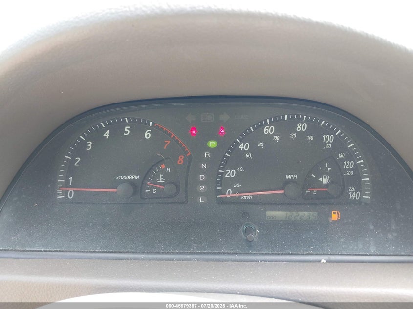 2002 Toyota Camry VIN JTDBE32K720049743 IAAI salvage auction — NORMAL WEAR, Clear (Virginia), sold $25 on 2026-07-28 (photo 7)
