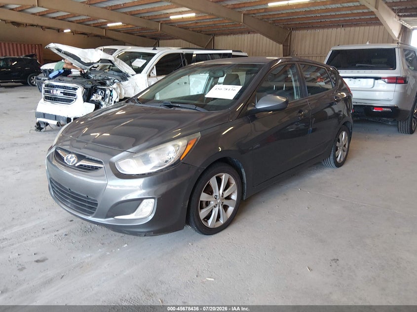 2012 Hyundai Accent VIN KMHCU5AE6CU041914 IAAI salvage auction — NORMAL WEAR, Clear (Tennessee), sold $25 on 2026-07-29 (photo 2)