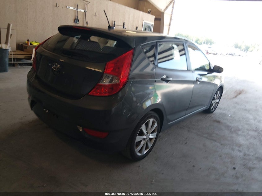2012 Hyundai Accent VIN KMHCU5AE6CU041914 IAAI salvage auction — NORMAL WEAR, Clear (Tennessee), sold $25 on 2026-07-29 (photo 4)