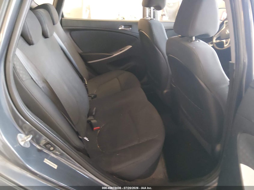 2012 Hyundai Accent VIN KMHCU5AE6CU041914 IAAI salvage auction — NORMAL WEAR, Clear (Tennessee), sold $25 on 2026-07-29 (photo 8)