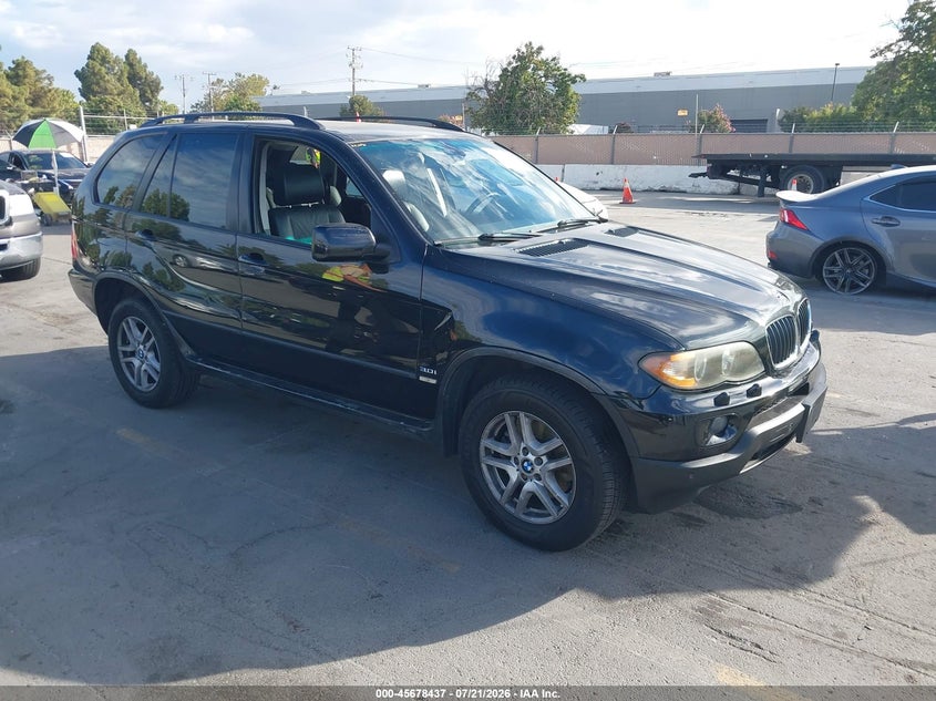 2005 BMW X5 VIN 5UXFA13565LY15456 IAAI salvage auction — NORMAL WEAR, Clear - Dealer Only (California), sold $25 on 2026-07-29 (photo 1)