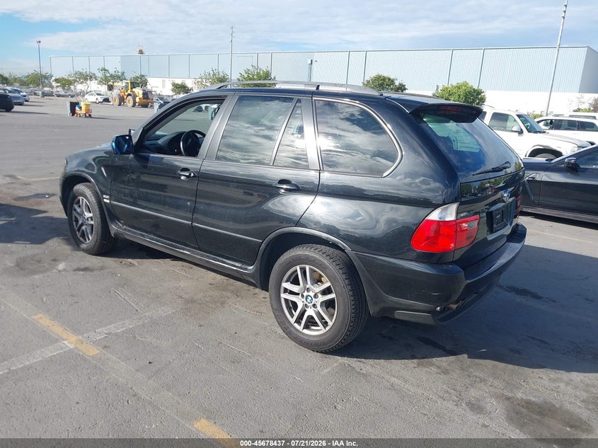 2005 BMW X5 VIN 5UXFA13565LY15456 IAAI salvage auction — NORMAL WEAR, Clear - Dealer Only (California), sold $25 on 2026-07-29 (photo 3)