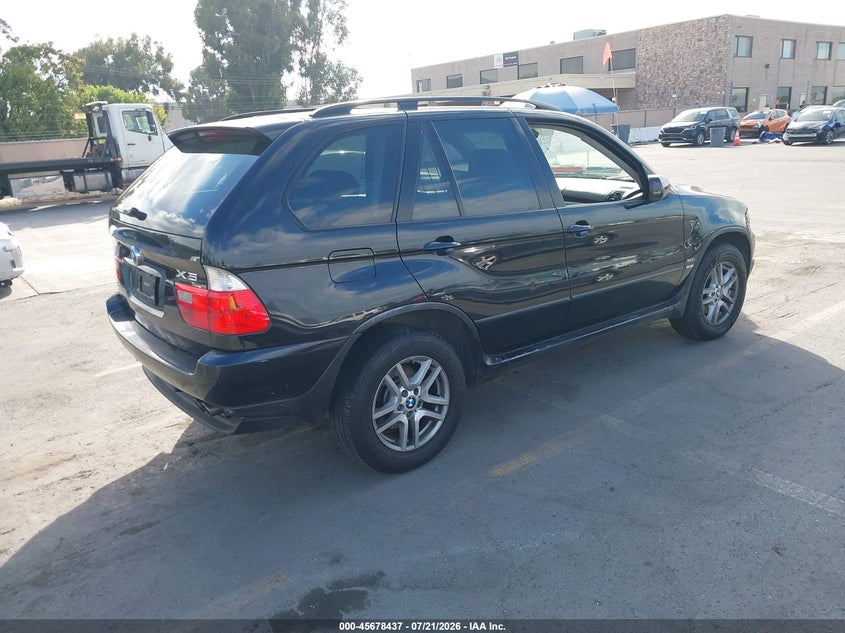 2005 BMW X5 VIN 5UXFA13565LY15456 IAAI salvage auction — NORMAL WEAR, Clear - Dealer Only (California), sold $25 on 2026-07-29 (photo 4)