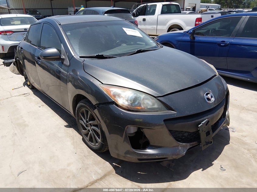 2013 Mazda 3 VIN JM1BL1M79D1757217 IAAI salvage auction — NORMAL WEAR, Original (Texas), sold $25 on 2026-07-28 (photo 1)