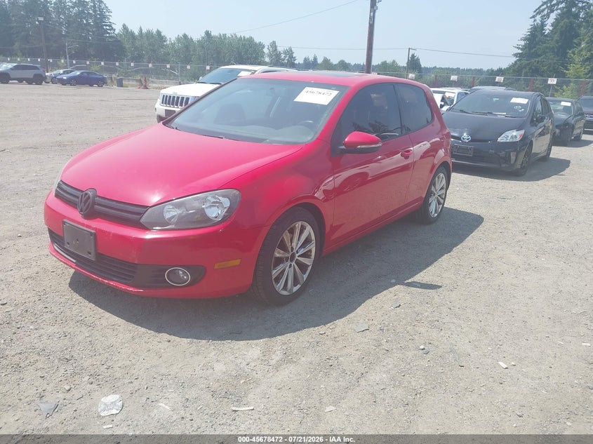 2013 Volkswagen Golf VIN WVWBM7AJ8DW088800 IAAI salvage auction — NORMAL WEAR, Clear (Washington), sold $1,700 on 2026-08-06 (photo 2)