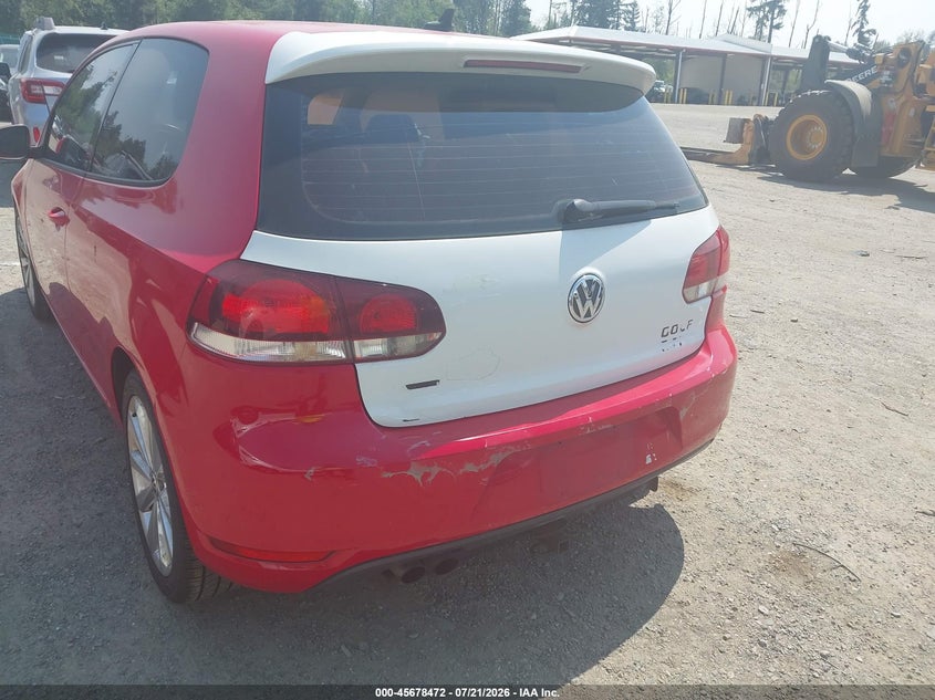 2013 Volkswagen Golf VIN WVWBM7AJ8DW088800 IAAI salvage auction — NORMAL WEAR, Clear (Washington), sold $1,700 on 2026-08-06 (photo 6)