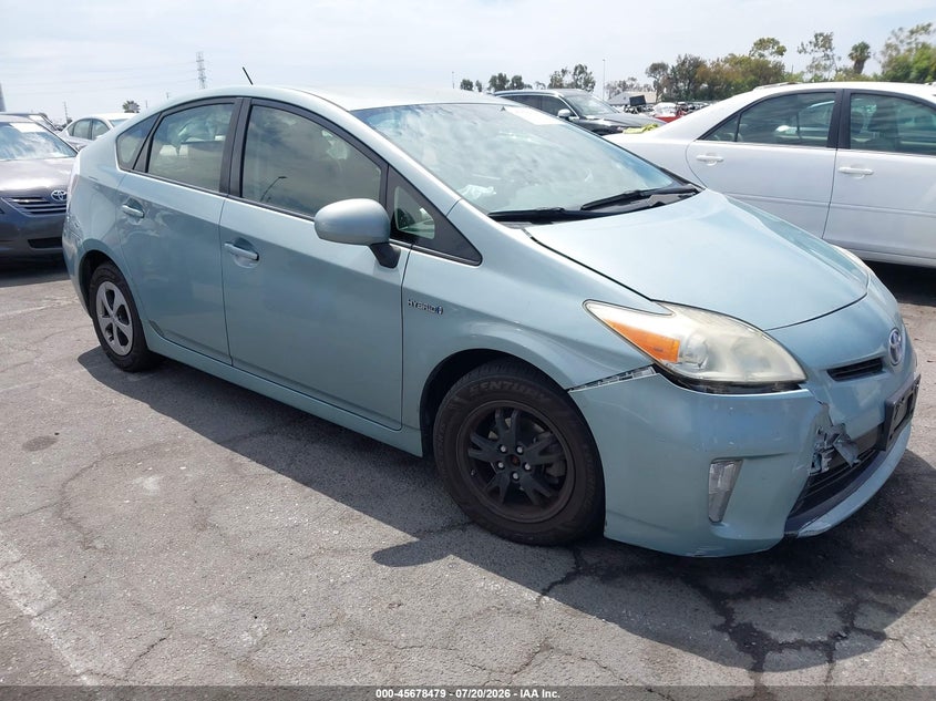 2013 Toyota Prius VIN JTDKN3DU9D1682045 IAAI salvage auction — NORMAL WEAR, Clear - Dealer Only (California), sold $1,750 on 2026-07-30 (photo 1)
