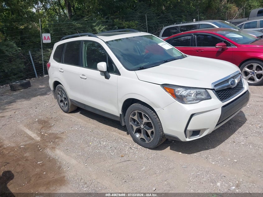 2014 Subaru Forester VIN JF2SJGMCXEH431667 IAAI salvage auction — NORMAL WEAR, Clear (Indiana), sold $525 on 2026-07-29 (photo 1)