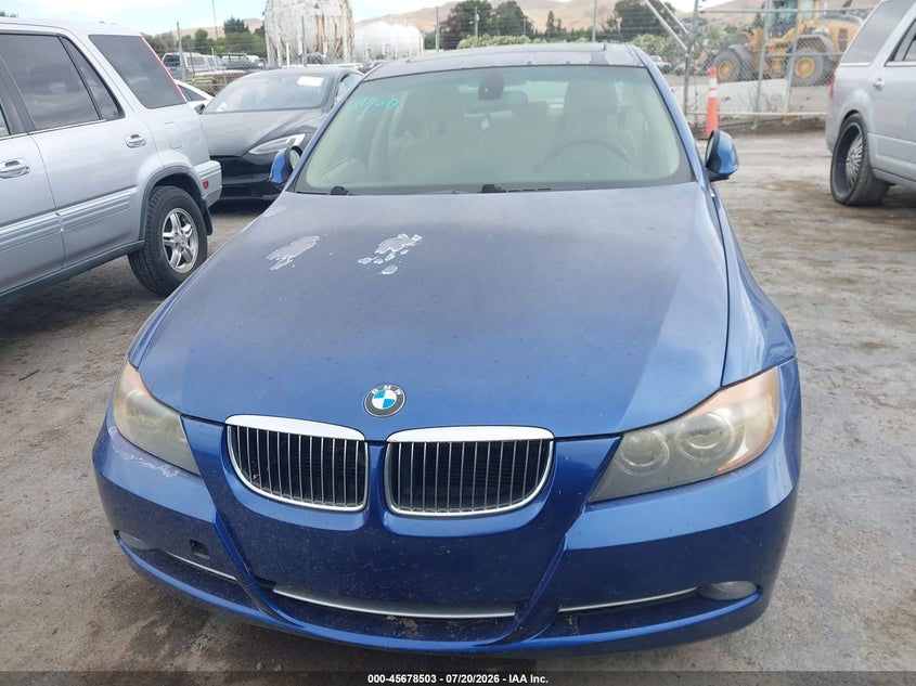 2007 BMW 3 series VIN WBAVB73507VH21576 IAAI salvage auction — NORMAL WEAR, Clear - Dealer Only (California), sold $425 on 2026-07-30 (photo 6)