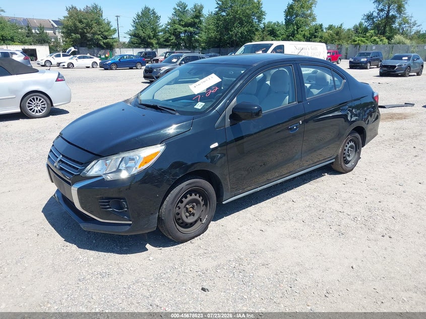 2022 Mitsubishi Mirage VIN ML32FUFJ4NHF03480 IAAI salvage auction — NORMAL WEAR, Clear (New Jersey), sold $1,050 on 2026-07-28 (photo 2)