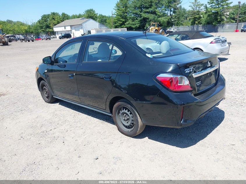 2022 Mitsubishi Mirage VIN ML32FUFJ4NHF03480 IAAI salvage auction — NORMAL WEAR, Clear (New Jersey), sold $1,050 on 2026-07-28 (photo 3)