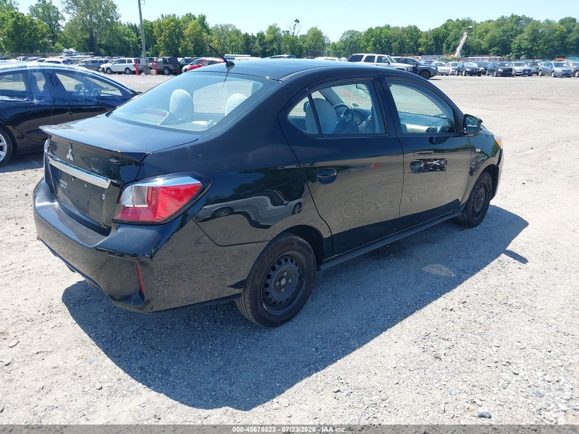 2022 Mitsubishi Mirage VIN ML32FUFJ4NHF03480 IAAI salvage auction — NORMAL WEAR, Clear (New Jersey), sold $1,050 on 2026-07-28 (photo 4)