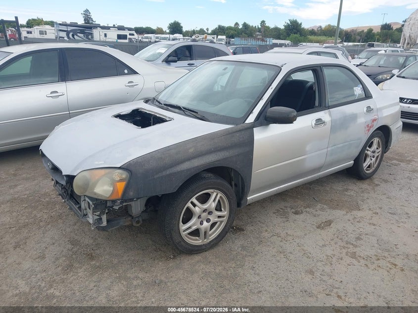 2004 Subaru Impreza VIN JF1GD29694G508931 IAAI salvage auction — NORMAL WEAR, Clear - Dealer Only (California), sold $25 on 2026-07-30 (photo 2)