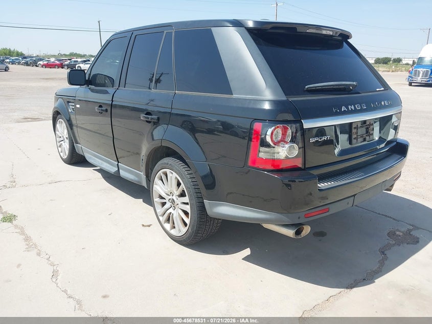 2013 Land rover Range rover sport VIN SALSK2D48DA761413 IAAI salvage auction — NORMAL WEAR, Original (Texas), sold $125 on 2026-07-30 (photo 3)