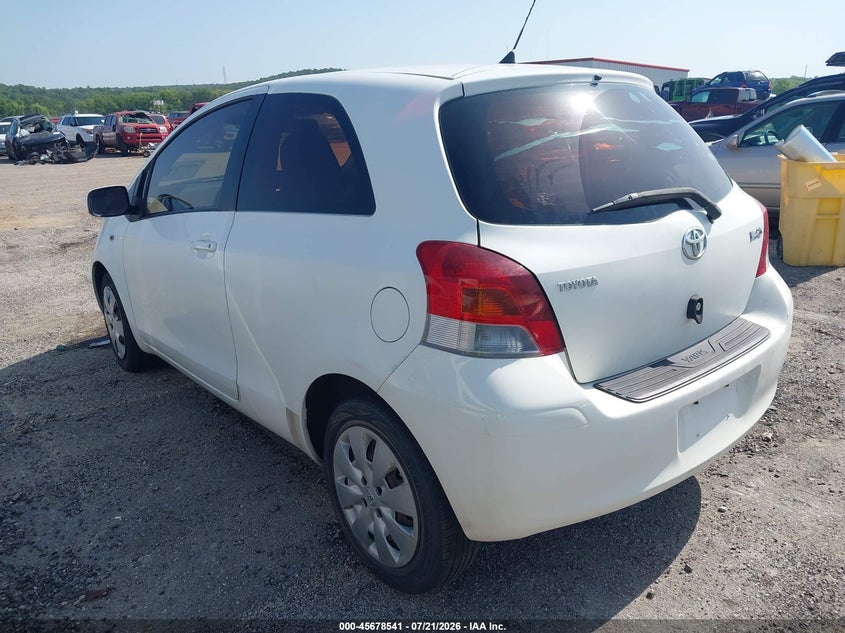 2010 Toyota Yaris VIN JTDJT4K37A5296939 IAAI salvage auction — NORMAL WEAR, Tribal Title -  Public Restricted (Oklahoma), sold $500 on 2026-07-28 (photo 3)