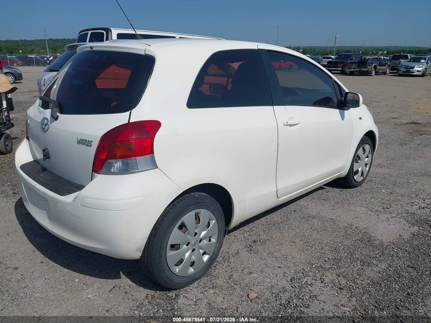 2010 Toyota Yaris VIN JTDJT4K37A5296939 IAAI salvage auction — NORMAL WEAR, Tribal Title -  Public Restricted (Oklahoma), sold $500 on 2026-07-28 (photo 4)