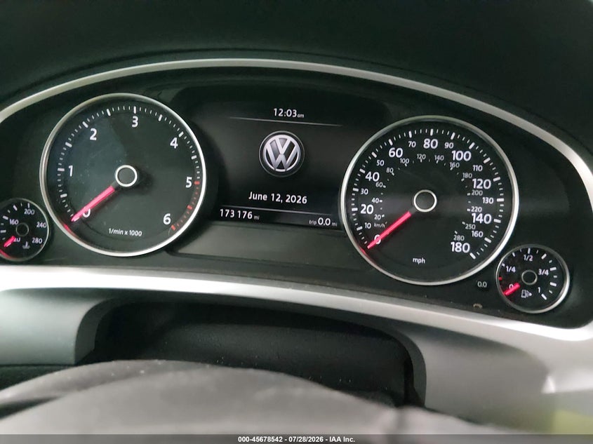 2016 Volkswagen Touareg VIN WVGEP9BP2GD003304 IAAI salvage auction — NORMAL WEAR, Clear (Minnesota), sold $4,150 on 2026-08-11 (photo 7)