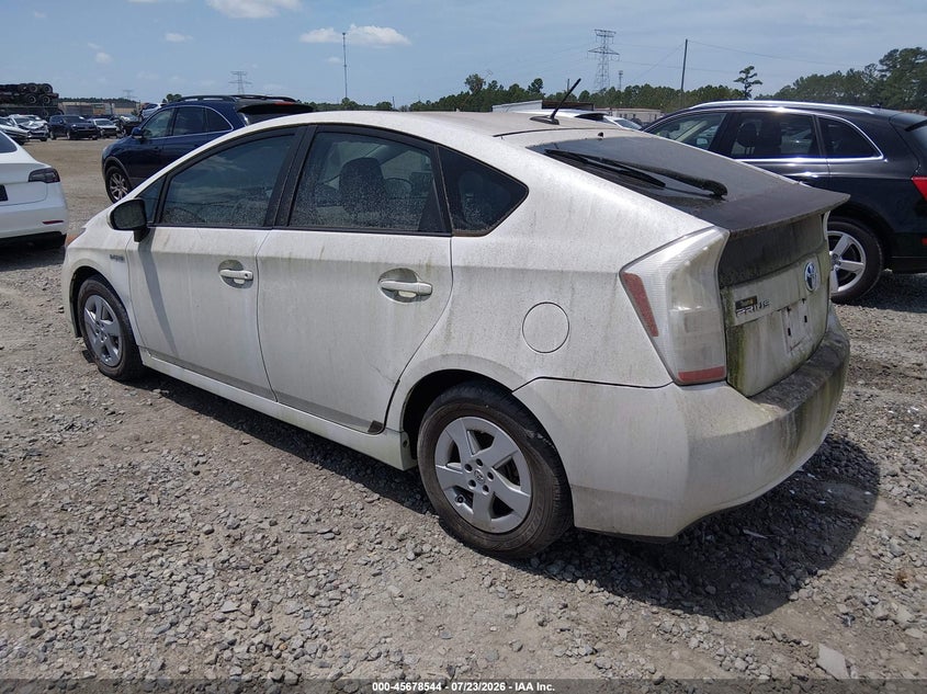 2011 Toyota Prius VIN JTDKN3DU6B0326770 IAAI salvage auction — NORMAL WEAR, Clear (Georgia), sold $2,250 on 2026-07-31 (photo 3)