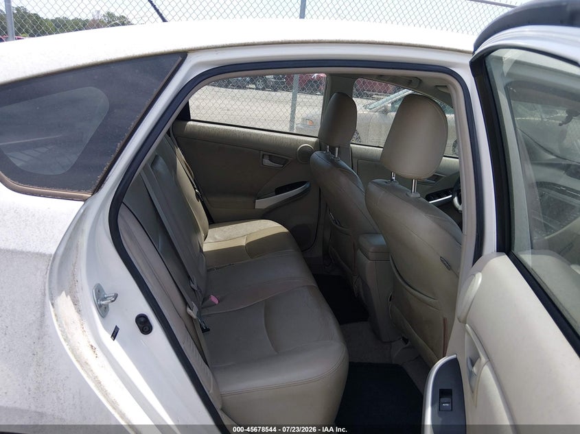 2011 Toyota Prius VIN JTDKN3DU6B0326770 IAAI salvage auction — NORMAL WEAR, Clear (Georgia), sold $2,250 on 2026-07-31 (photo 8)