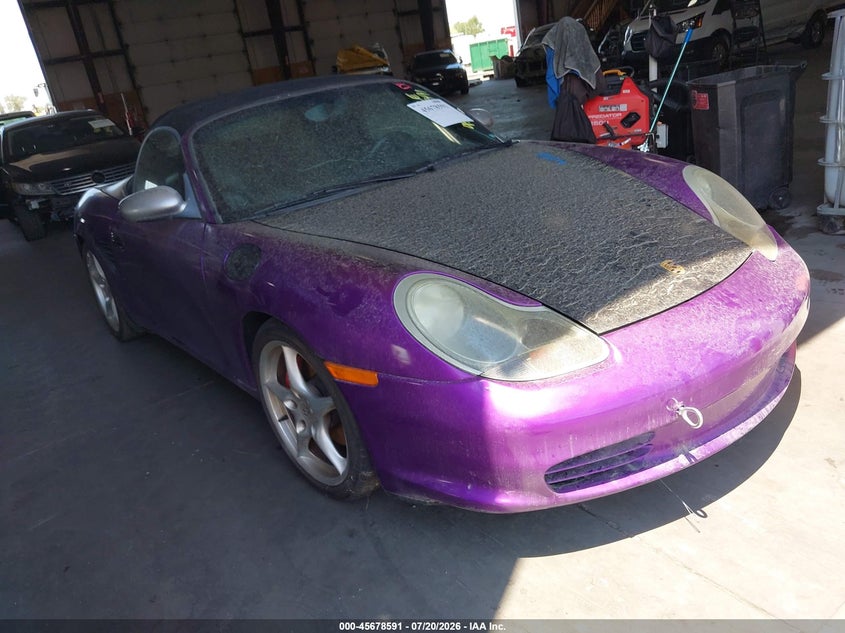 2003 Porsche Boxster VIN WP0CB29833U661367 IAAI salvage auction — NORMAL WEAR, Rebuilt/Restored (Utah), sold $25 on 2026-07-30 (photo 1)