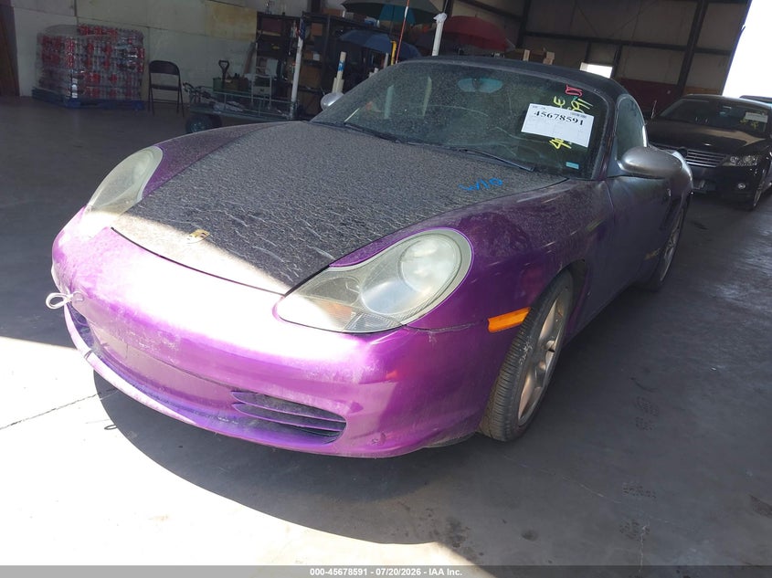 2003 Porsche Boxster VIN WP0CB29833U661367 IAAI salvage auction — NORMAL WEAR, Rebuilt/Restored (Utah), sold $25 on 2026-07-30 (photo 2)