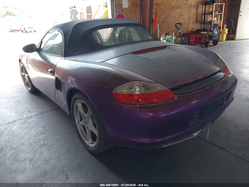 2003 Porsche Boxster VIN WP0CB29833U661367 IAAI salvage auction — NORMAL WEAR, Rebuilt/Restored (Utah), sold $25 on 2026-07-30 (photo 3)
