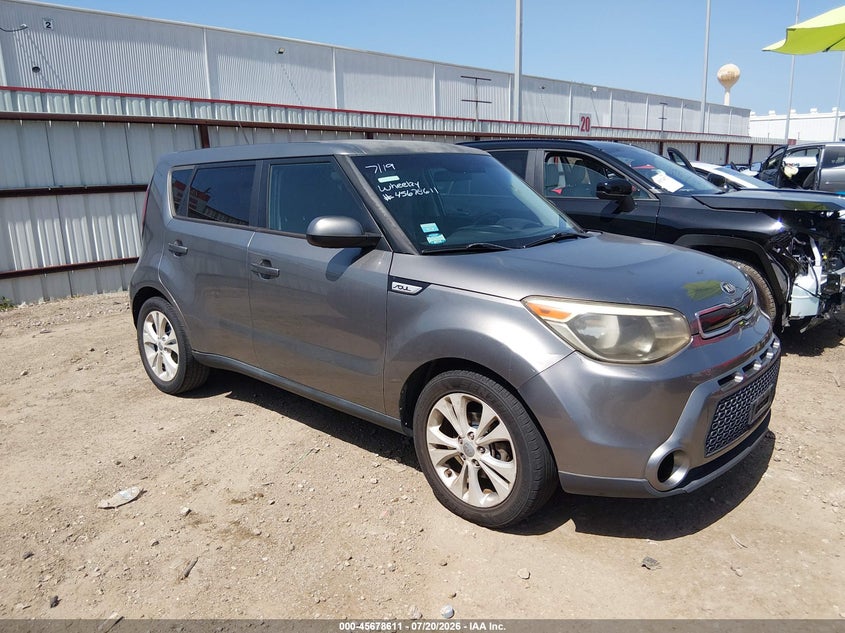 2016 Kia Soul VIN KNDJP3A50G7237004 IAAI salvage auction — NORMAL WEAR, Original (Texas), sold $1,850 on 2026-07-23 (photo 1)