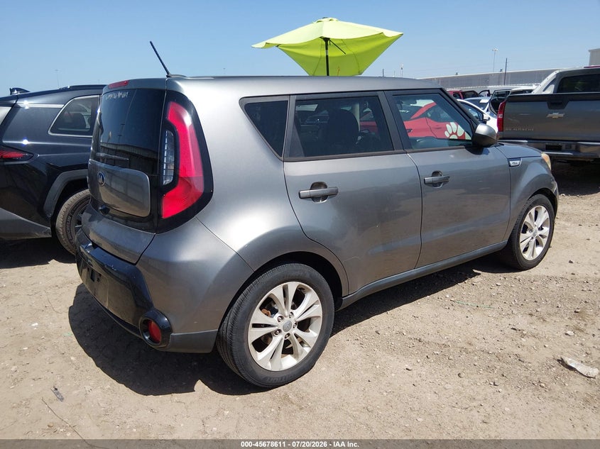 2016 Kia Soul VIN KNDJP3A50G7237004 IAAI salvage auction — NORMAL WEAR, Original (Texas), sold $1,850 on 2026-07-23 (photo 4)