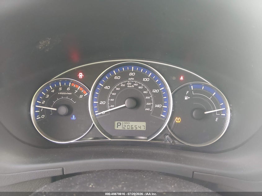 2010 Subaru Forester VIN JF2SH6CC5AH754736 IAAI salvage auction — NORMAL WEAR, Clear (Virginia), sold $325 on 2026-07-31 (photo 7)