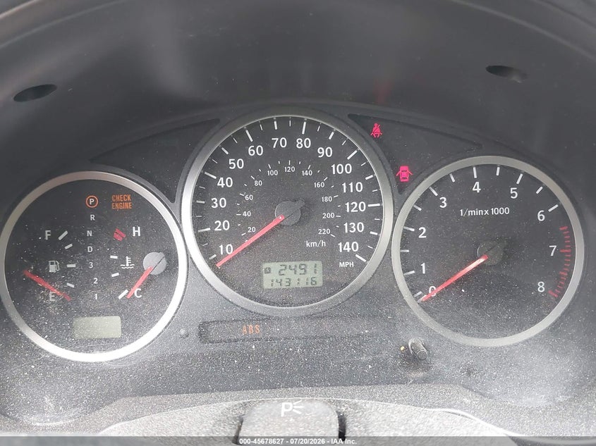 2006 Saab 9-2 VIN JF4GG72676H050031 IAAI salvage auction — NORMAL WEAR, Affidavit In Lieu Of Title - Non-Public (Washington), sold $50 on 2026-07-29 (photo 7)