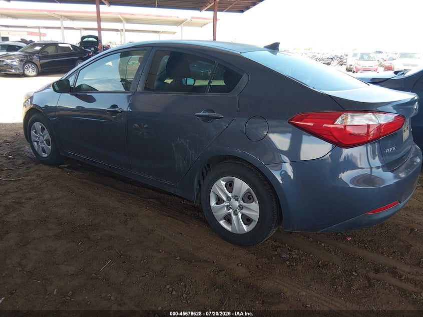 2014 Kia Forte VIN KNAFK4A6XE5070515 IAAI salvage auction — NORMAL WEAR, Clear-Dealer Only (Arizona), sold $550 on 2026-07-28 (photo 3)