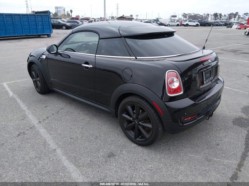 2013 Mini Coupe VIN WMWSX3C53DT466262 IAAI salvage auction — FRONT END, Salvage Title, sold $925 on 2026-08-04 (photo 3)