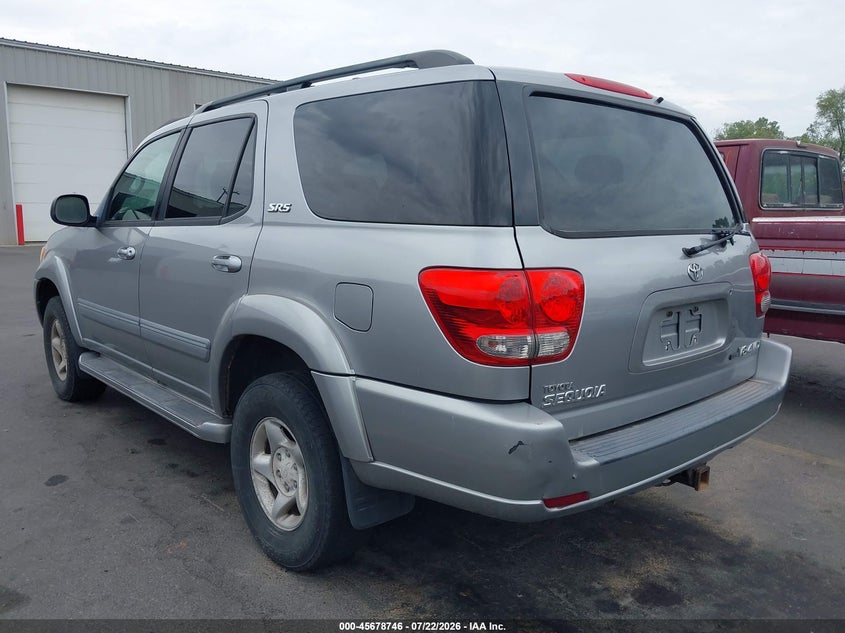 2006 Toyota Sequoia VIN 5TDBT44A56S260989 IAAI salvage auction — NORMAL WEAR, Clear (Utah), sold $775 on 2026-07-30 (photo 3)