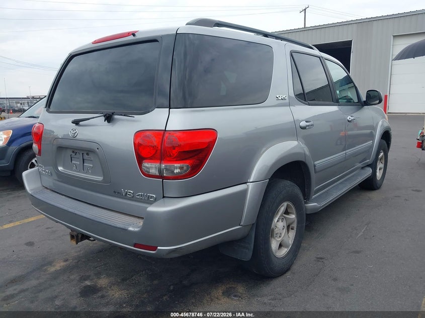 2006 Toyota Sequoia VIN 5TDBT44A56S260989 IAAI salvage auction — NORMAL WEAR, Clear (Utah), sold $775 on 2026-07-30 (photo 4)